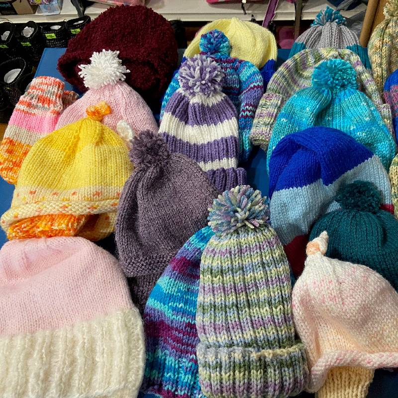 knitted hats 